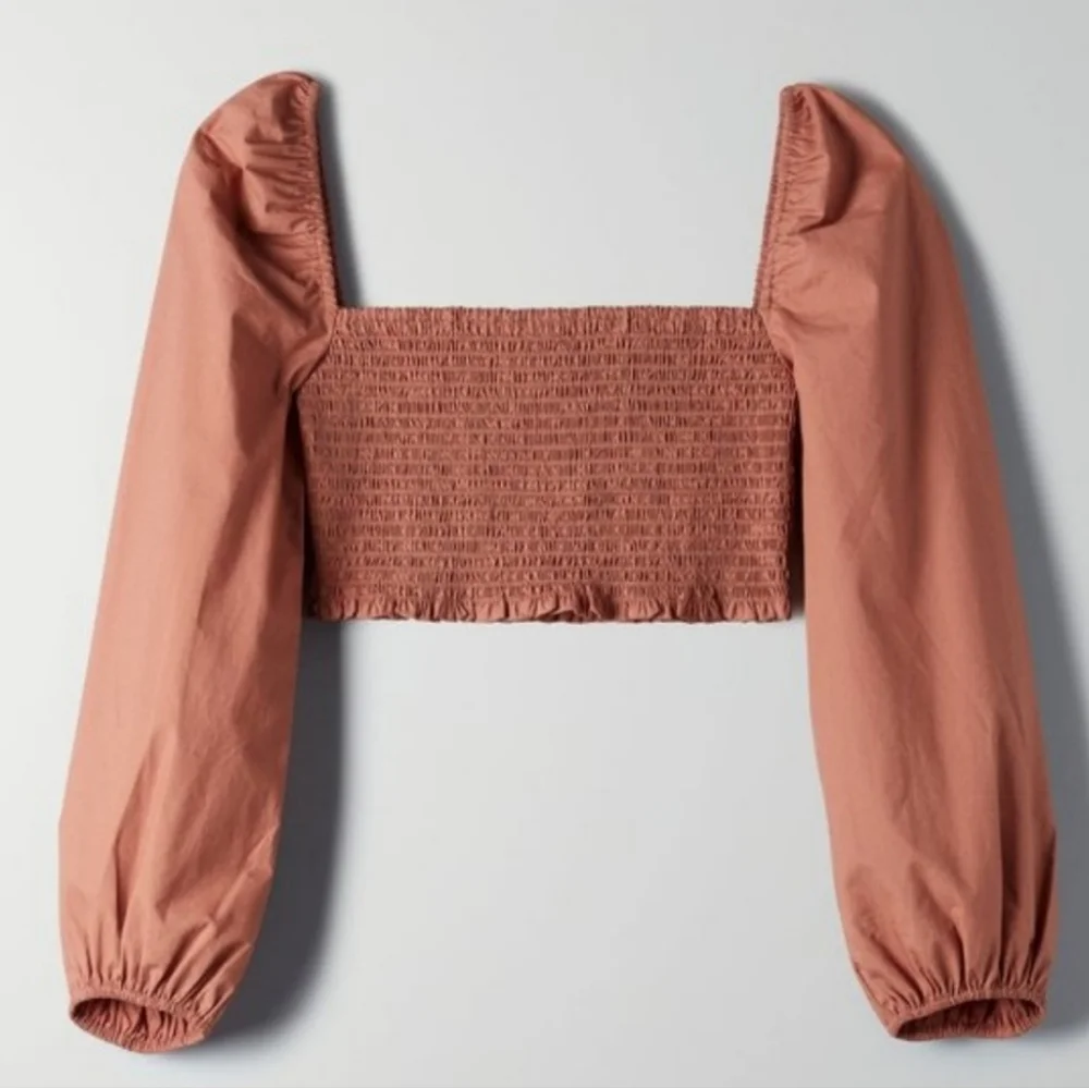 Wilfred Terracotta Crop Top - Picture 1 of 7